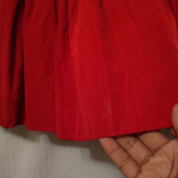 Jason Wu Neiman Marcus Lace Trim Dress Red 3T - Picture 11 of 11